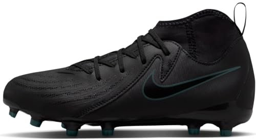 Nike Unisex Kinder Jr Phantom Luna Ii Acad F/Mg Sneaker, Black Black Deep Jungle, 36 EU