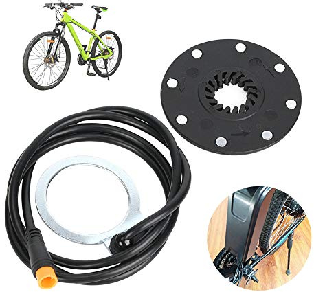 Magnetischer Punktleistungssensor, Ersatzteile für Outdoor-E-Bikes Modifiziertes Elektro-Kit mit 8 Magnetpunkten-Leistungssensor für Elektrofahrräder 24/36/48V Anschluss für Fahrradmodifikationen