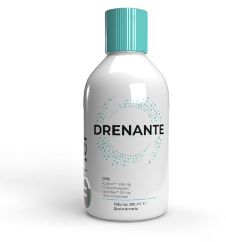 Inner Drenante – 300ml Gusto Arancia – Integratore ultra concentrato da diluire – Azione Diuretica per eliminare Tossine e Liquidi in eccesso
