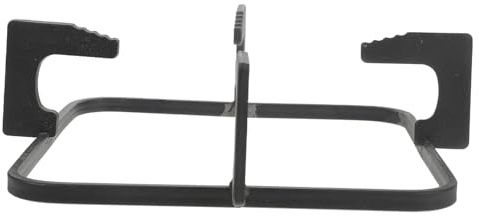 Veemoon Cast Iron Gas Stove Bracket, Black Kitchen Cooker Grate, Sturdy and Not Easy to Deform, Fire Stove Rack for Kitchen Use