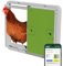 Omlet Smart Automatic Chicken Coop Door Opener | Wi-Fi Enabled | Programmable with App | Operated by Light Sensor or Timer | Easy to Install | Mains or Battery Powered | Built-in Safety Sensors Green