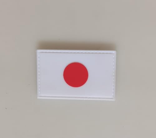 Parche de PVC Japón militar, parche Japón Mochila Táctica, Parches Japón Mochilas Militares, Parche Bandera Japón (Japón)