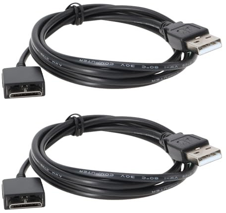 VGOL Pack of 2 Replaces WMC-NW20MU USB Charging Cable Replacement Part Compatible with Sony Walkman MP3 Player NWZ-A816 NWZ-A818 NWZ-A828 NW-A916 NW-A918 NW-A919 NWZ-610F 1.2 M