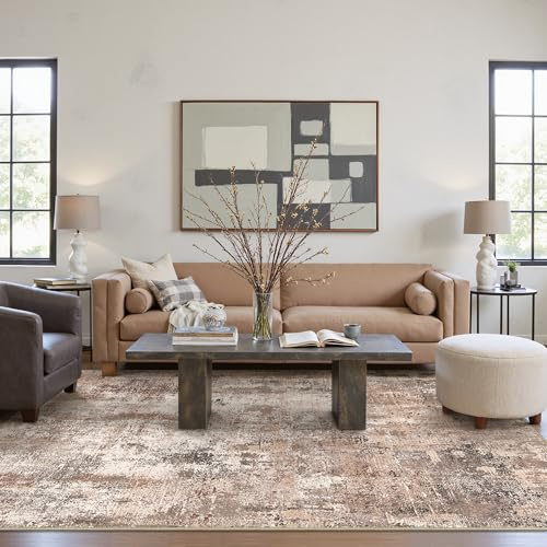 BEIMO Moderner Groß Wohnzimmer Teppich, Waschbar & Rutschfest, 200x290 cm | Abstrakt Design, Großer Weicher Kurzflor Carpet, Rutschfest, Für Küche und Bettvorleger Schlafzimmer, Pflegeleicht