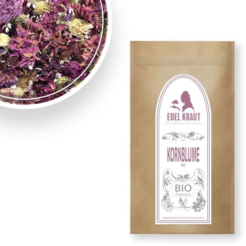 EDEL KRAUT | BIO Kornblumenblüten rot | 250g geschnitten | 100% naturrein und nachhaltig