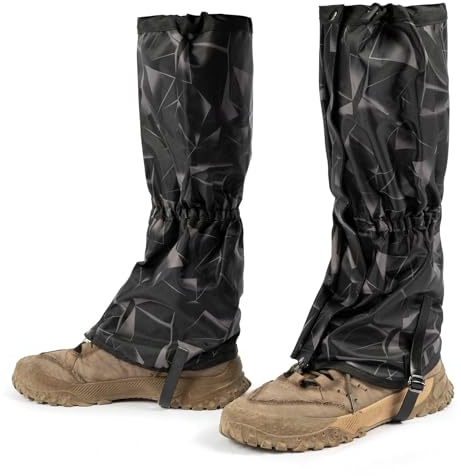 likloks Gamaschen für Herren & Damen – Verstellbare, Leichte & Strapazierfähige Bein-Gamaschen für Wandern, Stiefel & Outdoor-Aktivitäten