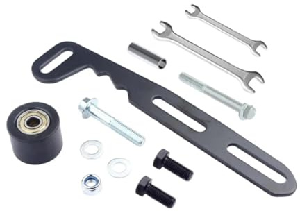 chaîne en Ajusteur Kit de réglage de tendeur de chaîne en fer pour pièces de rechange de moto, accessoires de moto 50cc 125cc Tendeur de chaîne