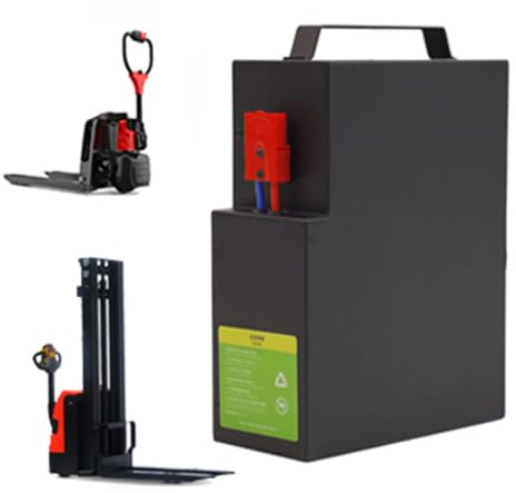 JHKJ Ersatzbatterie für Hubwagen, 24 V, 20 Ah, Gabelstaplerbatterie | Lithium-Batterie für Hubwagen, Akku für elektrische Handhubwagen, LiFePO4-Batterie