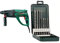 Bosch Bohrhammer PBH 2800 RE (Flachmeißel, Tiefenanschlag, Zusatzhandgriff, Koffer, 720 Watt) + Bosch DIY 7tlg. Hammerbohrer-Set SDS-plus