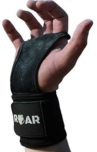Roar® Crossfit Handschuhe, Hand Grip, Crossfit Grips, Piloxing Handschuhe, Grips Crossfit, Rep Ahead, Riemchen Turnen, Handschutz, Fitness, Wodies, Calisthenics, Weightlifting, Gym, Bars (L)