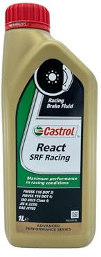 olio freni auto fluido per freni alte prestazioni Castrol React SRF Racing Confezione 2x1lt.