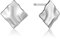 Ania Haie Damen-Ohrstecker Crush Mini Square Earrings 925er Silber One Size Silber 32014150