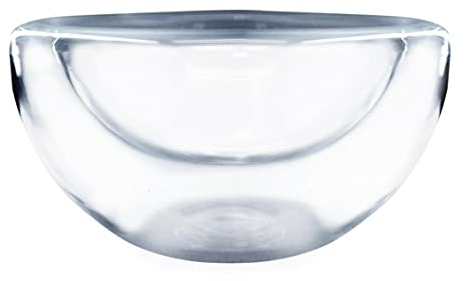 NERTHUS FIH 661 661-Doppelwandige Eisschüssel 175 ml, ideal für Desserts, Kristall, Transparent