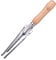 Edelstahl-Garten-Schaufel-Spaten-Multi-Tool-Holzstiel Striegel mit Sägezahn-Lineal Graben Kelle Bonsai Farming-Tool