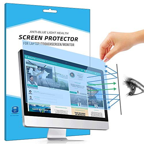 FiiMoo Abnehmbarer 23 Zoll Computer/Monitor Anti Blue Screen Protector, Premium Anti Blaulichtfilter, Blendschutzfolie Augenschutz Displayschutzfolie für 23 Monitor Display 16: 9-Removable