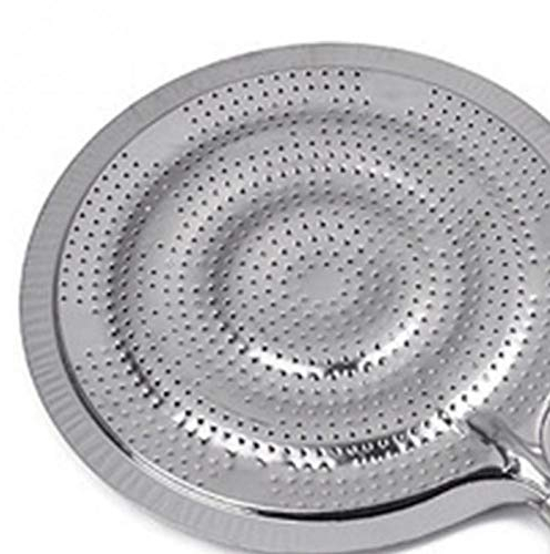 Zonfer Diffuseur de Chaleur/Anneau de mijotage avec poignée en Bois, Coussin de café Isolant, approvisionnement ménager de Cuisine, 21 cm