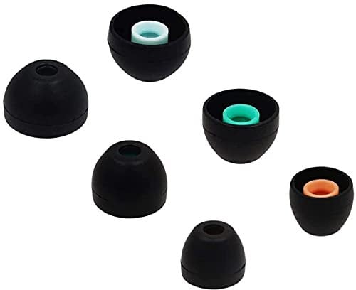 ALXCD, 3 Pairs Soft Silicone Eartips Compatible with Sony WF-XB700, Black Sound Isolating Design