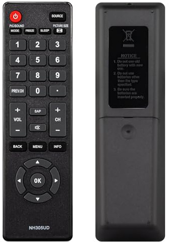 Nuevo control remoto NH305UD compatible con Emerson TV