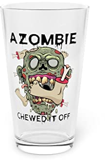 Bicchiere da birra da 16 ozHumorous A Zombie Chewed It Off amputato gambe braccia detti novità protesi 473,6 g