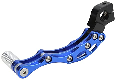 Yuecoom Kickstarterhebel, Motorrad-Kickstarterhebel, hochfeste Aluminiumlegierung, universeller Kickstarter-Starthebel für Motorrad-Roller(Blau)