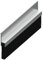 Awalock - Spazzola paraspifferi e parapolvere sottoporta in alluminio. Diverse misure disponibili (h 55mm - Lunghezza 1m)