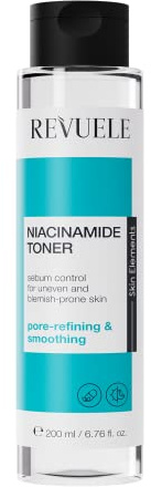 REVUELE NIACINAMIDE TONER Ferstopfte Poren reinigen Vegan 200ml