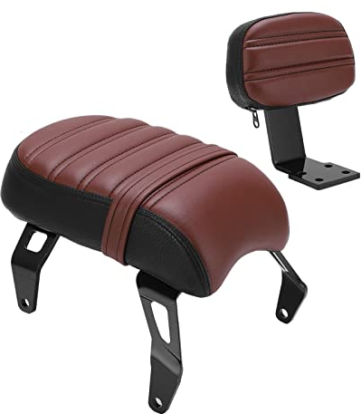 soziussitz indian scout bobber,indian scout bobber zubehör,Powersports Sissy Bars, Beifahrersitz Hinten mit Rückenlehnen-Kits Ersatz für Indian Scout Bobber 2018-2021 ()