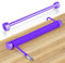 ATTACK SHARK Custom Coiled Keyboard Cable Metal Winder, Solid Aluminum Alloy Fixed Rod, USB-C, Mechanical Gaming Keyboard, Anodized Surface, Purple