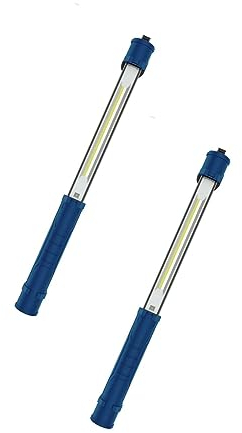 NextLED NT-2061A-10UV Luz de trabajo portátil COB LED y UV, recargable, 1000 lúmenes, luz de caída inalámbrica con ganchos giratorios de 360 grados. 3 modos de brillo, batería de iones de litio de