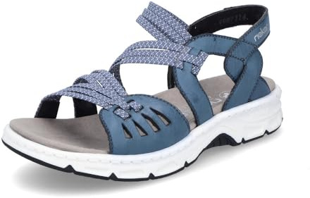 Rieker Damen Riemchensandalen V9871, Frauen Sandalen