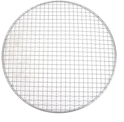 Griglia rotonda per barbecue, in acciaio, griglia rotonda per barbecue, griglia per cottura a vapore (35 cm)