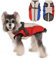 Lairle Hundemantel Hund Wintermantel Hundejacke Hundemantel wasserdichte Hundegeschirr Mantel Kleiner Hundemantel Puppy Mantel Hundemantel mit Geschirr für kleine mittlere große Hunde