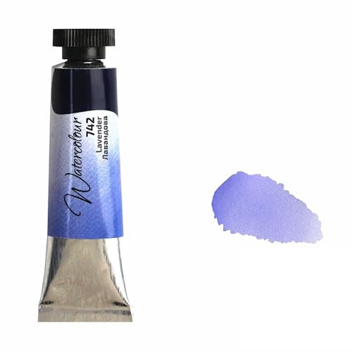 7 Artists Lavendel Aquarellfarbe 10 ml Tube, Hochwertige Künstler-Aquarell, Feinste Küntsler-Aquarellfarben