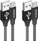 Cable USB C [2Pack 0.25M] Carga Rápida y Sincronización Tipo C Nylon para Samsung Galaxy S22 S21 S20 S10 S9 S8 Note 20 10, Xiaomi Google