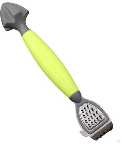 Lemon Stainless Steel Zester,3 in 1 Lemon Zester Peeler, Kitchen Peeler Tool for Cocktails Lime Oranges Kitchen Gadgets (Green)