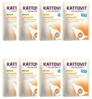 Kattovit Urinary Frischebeutel | Bundle | 4 Sorten (8 x 85g)