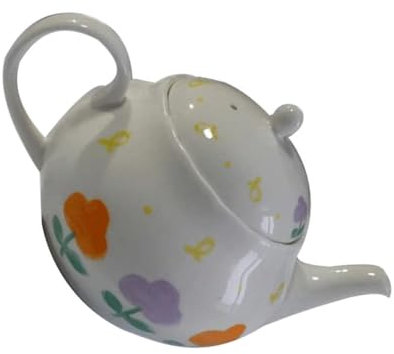 COLLBATH Teiera in Ceramica Per Uso Domestico Teiera Decorativa Bollitore Per Tè Delicato Strumento Pratico Preparazione Del Tè