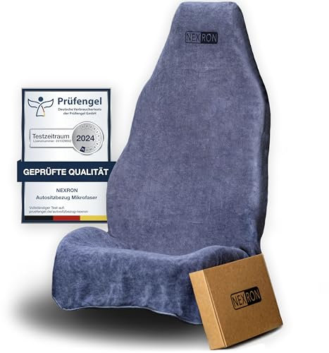 NEXRON® Autositzschoner – besonders bequemer Autositzbezug mit atmungsaktivem Premium Stoff – schützt die Sitze deines Autos in Sekundenschnelle