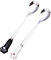Pet Food Spoon, Paw Cat Can Spoon Stainless Steel Cat Wet Food Spoon Dog Spoon for Feeding Pet Wet Food,dog food fork 2 Pieces(Black&White)