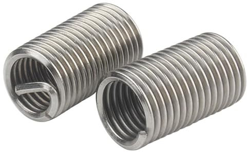 Gewindereparatureinsatz, Schraubenreparaturhülse, 304 Edelstahl Feingewinde M10-1,25 Helicoil-Einsatz Drahtgewindeeinsätze(M10x1.25x2.5D-5pcs)