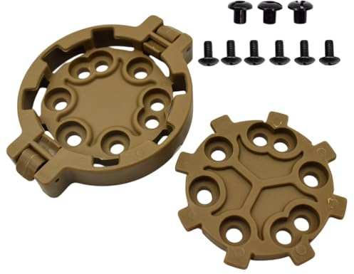 Gun Holster Platforms Adapter, 1 Stuck Taktischer Gürtelholster Adapter, Schnellbefestigungssystem mit 360° Einstellbarer Winkel fur Gewehr Aktivitäten, Kriegsspiel, Outdoor Jagd