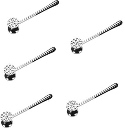 Zerodeko 5 Pièces Attendrisseur de Viande Ergonomique à Marteau à Viande pour Steak Poulet et Poisson Outil de Cuisine Pratique et Préparer des Repas