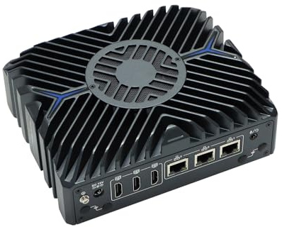 ANDAQI Micro Firewall Appliance, Mini PC, PFSense, Mikrotik, OPNsense, VPN, Router PC, I7 1255U, RX16, AES-NI, 3 x 2.5GbE I226-V LAN, 3 x HDMI, 2 x COM, SIM Slot, TPM2.0, 8G RAM, 256G SSD