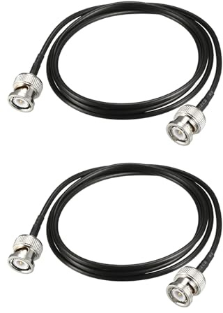 QUARKZMAN 2 Pezzi Cavo Di Collegamento Coassiale BNC Maschio 50 Ohm