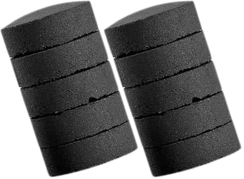 CALLARON 10pcs Wood Charcoal Briquettes Fire Starter Tablets for Camping Stove and Outdoor Fire, Easy to Use, Lightweight and Smokeless Firelighters for Friends Who outside Camping