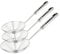 Swify Spider Strainer Set of 3 Asian Strainer Ladle Stainless Steel Wire Skimmer Spoon with Handle for Kitchen Frying Food, Pasta, Spaghetti, Noodle-30.5cm, 32cm, 35cm