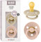 BIBS Colour Schnuller 2er-Pack, BPA-frei, Kirschform Nippel. Naturkautschuk/Latex, Hergestellt in Dänemark. Größe 1 | 0+ Monate | 2-Pack, Vanilla/Blush