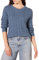 Amazon Essentials Morbido Maglione Girocollo a Maniche Lunghe Stile Fisherman Lavorazione a Trecce (Disponibile in Taglie Forti) Donna, Blu Puntinato, M