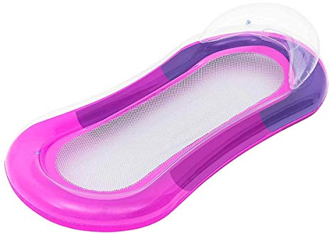 Queta Matelas gonflable, 160 x 84 cm, pour plage, piscine (violet)