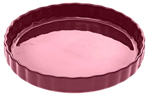 Five - Plat à tarte en Céramique Rouge D 28 cm